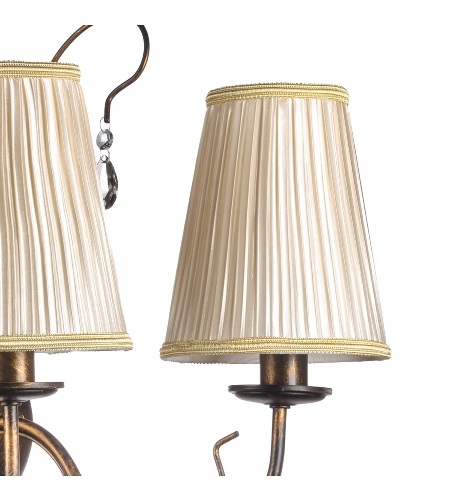 APPLIQUE 3 LUCI ONLI "DELIA" BRONZO E14